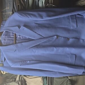 Mens Jos A Bank Suit. Blue, excellent condition 52L